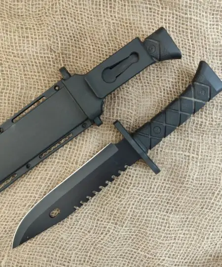 Alternative view of Columbian 1958A Fixed Blade Survival Dagger 8 Inch Overall 13.5 inch