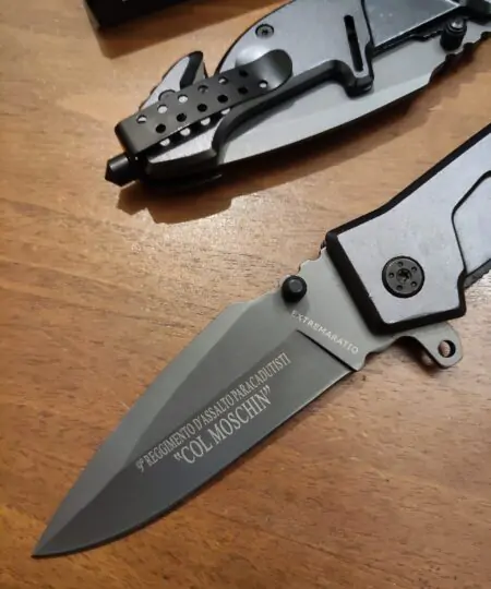 Alternative view of Extrema Ratio Pocket Knife Flip Open Folding Knife Glass Breaker Cord Cutter