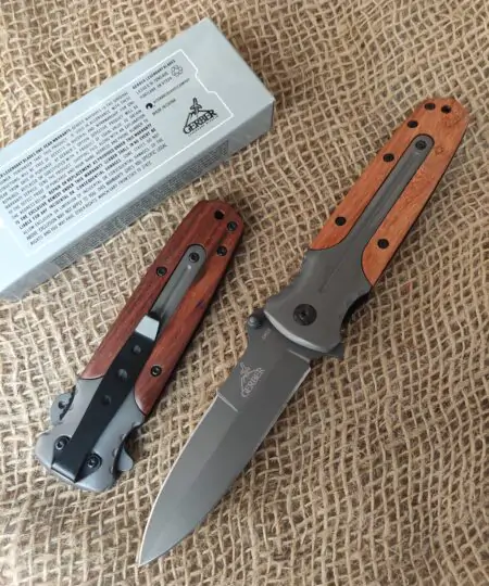 Alternative view of Gerber Dual Edge Folding Knife Flip Open Pocket Clip