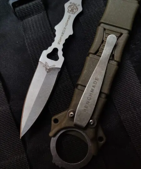 Alternative view of SOCP Dual Edge Benchmade EDC knife Concealed Carry