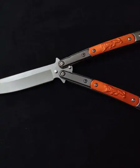 Alternative view of ButterFly Knife Balisong Flipper Stainless Steel