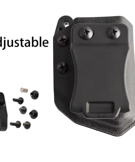 Alternative view of Universal Double Stack 9mm Magazine Kydex Pouch Holster Right/left Hand With Adjustable