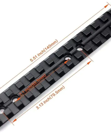 Alternative view of TRIROCK Tactical 13 Slots Picatinny/Weaver Rail Scope Mount for Mossberg 500/590 / 835 Series
