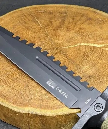 Alternative view of Tactical Knife Columbia 2538B Dagger with hunting Dagger Fire Starter 2538B Overall 12.2 inch blade 7.2 inch