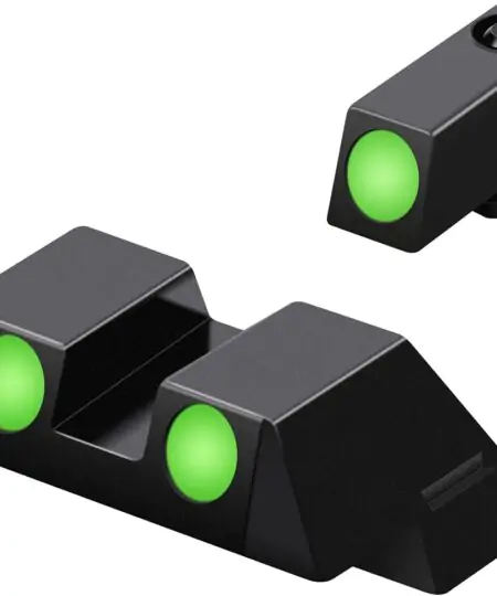 Feyachi NS16 Night Sights Glow in The Dark for Glock Pistol 17 17L 19 26 27 33 34 38 39, NO TRITIUM