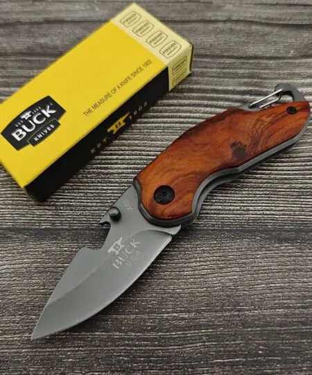 Buck USA X48 Keychain Hook Pocket Mini Knife Blade 2.2 inch Overall 5.5 inch