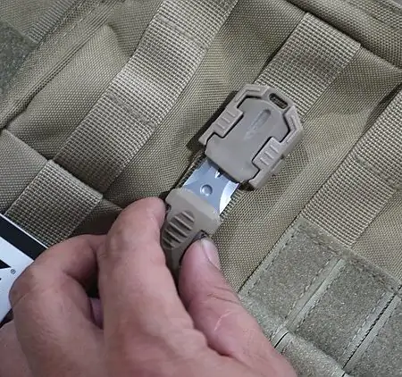 Alternative view of Pocket Shiv Knife Tactical Molle Knife Neck knife