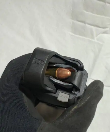 Alternative view of Universal 9mm Speed Loader Firing Range faster efficient pistol magazine loading
Gun competition Free Shipping