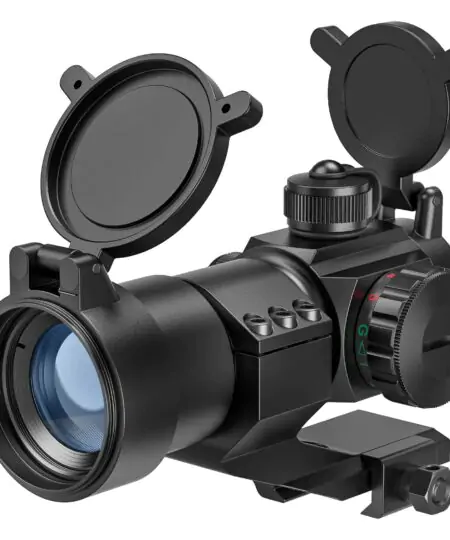 M4 M16 AR-15 Red Green Dot Sight 20mm Rail Mount High rise Sight