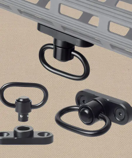 Quick Detach Release QD Sling Swivel Scope M-Lok Sling Mount Full Metallic