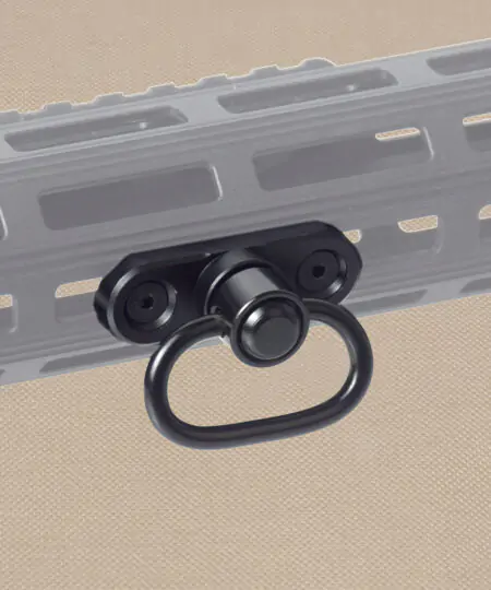 Alternative view of Quick Detach Release QD Sling Swivel Scope M-Lok Sling Mount Full Metallic