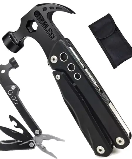 Alternative view of 15 in 1 Multifunction Claw Hammer and Plier, Screw drivers, knives, Perfect of Everyday use