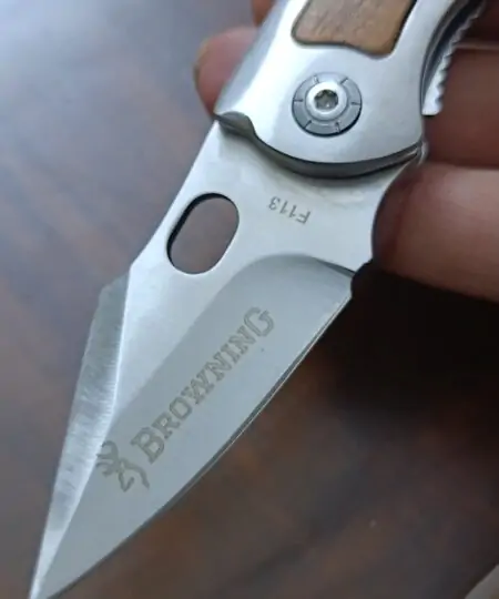 Browning F113 Pocket Size Folding Knife Steel Blade EDC Sharp Blade