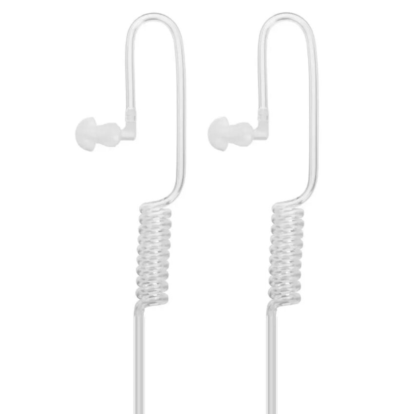 Agent Style Security Personal Earphones Anti Radiation Noise Reduce Ear Buds Secret Agent Handfree Transparent Tube - Image 4