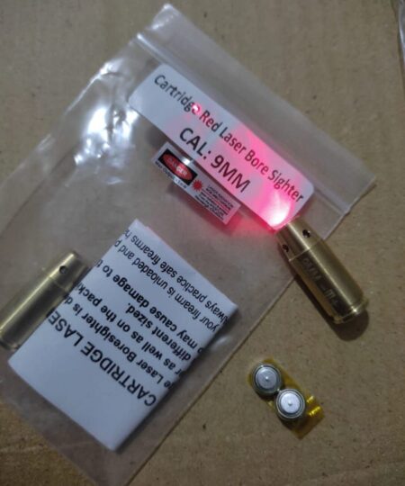 Alternative view of 9mm Bore Laser Sighter Calibrate Firearm Aim Red Laser Chamber laser