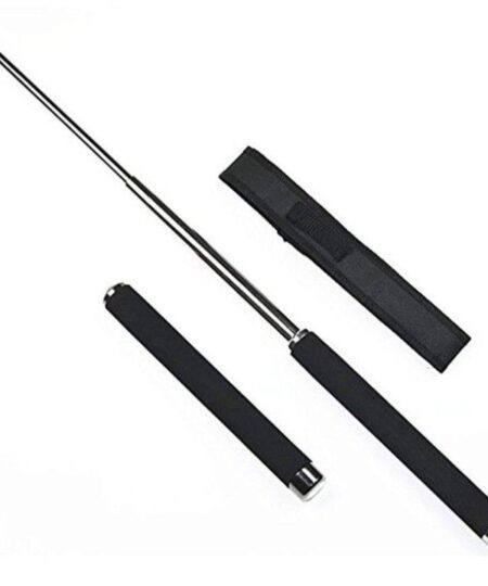 Alternative view of 25 inch Expendable Telescopic Self Defense Baton Stock Steel Heavy Duty
