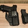 Quick Draw Concealed Carry IWB OWB Holster with Magazine pouch 
Glock IWB 19x holster DCC Metal Clip