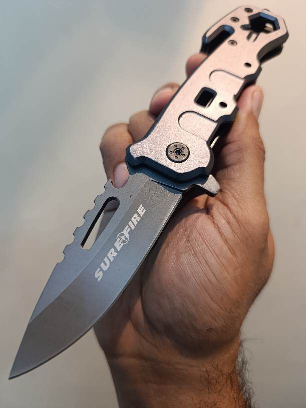 Surefire Flip Open Pocket Knife Folding Knife