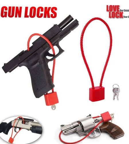Alternative view of Trigger Safety Gun Lock Wire Lock Chamber lock