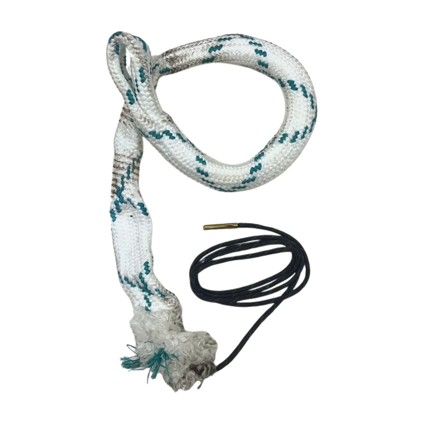 12 Gauge Shotgun Barrel Cleaning Bore Snake Cleaner Pull through Rope With Brass Brush Cleaner